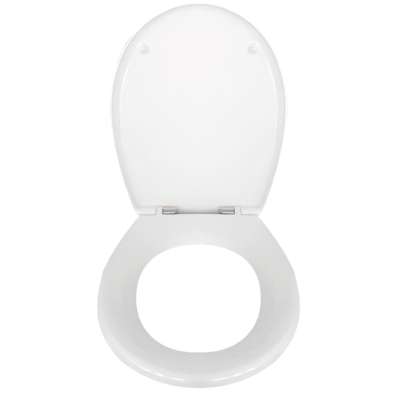 Abattant WC blanc en plastique